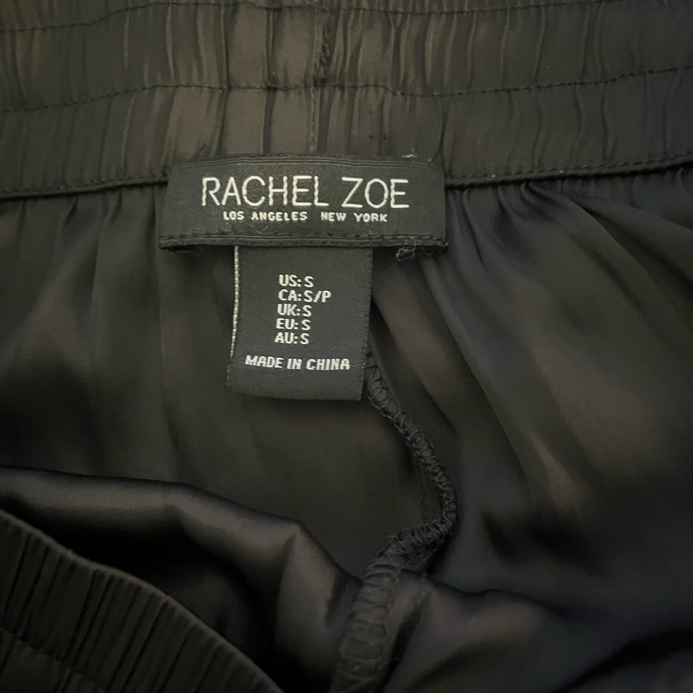 Rachel Zoe Black Wide Leg Pull-On Pants Size SP - Picture 7 of 7